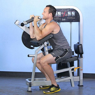 Commercial Dual Function Biceps Triceps Curl