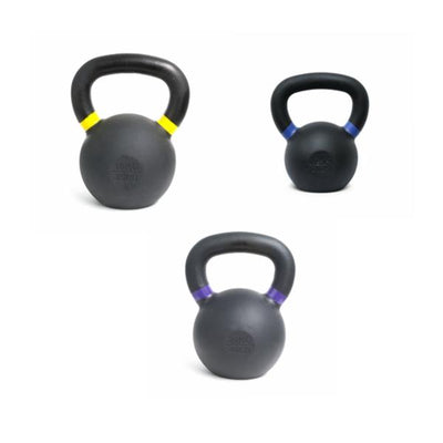 POWDER COAT KETTLEBELL PACKAGE - 12KG  16KG & 20KG (PACKAGE PRICE)