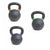 POWDER COAT KETTLEBELL PACKAGE - 20KG  24KG & 28KG (PACKAGE PRICE)