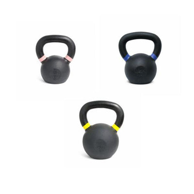 POWDER COAT KETTLEBELL PACKAGE - 8KG  12KG & 16KG (PACKAGE PRICE)