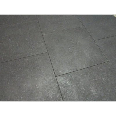 Commercial Rubber Gym Flooring Black with Blue fleck - 1m x 1m x 15mm