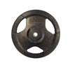 Pair of 15kg Rubber Coated Standard Weight Plates