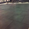 80 x Commercial Rubber Gym Flooring Black with Blue fleck (Package)