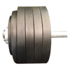 107kg Cast Iron Adjustable Spin Lock Olympic Dumbbell Set (Package Price)