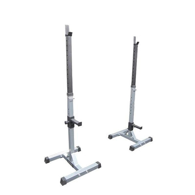 Pair of Adjustable Barbell Squat Stands (Rating Certified)