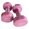 PAIR OF 4KG VINYL DUMBBELLS