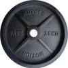 1000kg of 20KG Olympic Cast Iron Machined Weight Plates (Package Price)