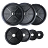 500kg of Olympic Cast Iron Machined Assorted Weight Plates (Package Price)