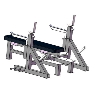 Heavy Duty Powerlifting Bench Press (SALE ITEM)